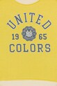 Chłopiec United Colors of Benetton bluza bawełniana dziecięca 3J70G10LJ.P.Stagionale żółty