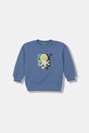 United Colors of Benetton bluza bawełniana dziecięca nadruk niebieski 3J70G10LJ.P.Stagionale
