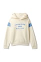 Calvin Klein Jeans pulover s kapuco otroški z bombažem LVCKSJB08B.128.176.PPY2 bež SS26