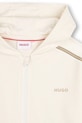 Детская хлопковая кофта HUGO бежевый G01012.114.150
