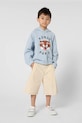 Kenzo Kids felpa per bambini melange blu K61665.86.108
