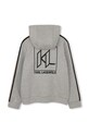 Detská mikina Karl Lagerfeld Z31093.162.174 sivá SS26