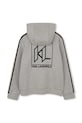 Detská mikina Karl Lagerfeld Z31093.162.174 sivá SS26