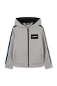 Detská mikina Karl Lagerfeld s elastanom sivá Z31093.114.150