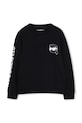 Παιδική μπλούζα Karl Lagerfeld στάμπα μαύρο Z31088.86.108