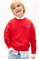 Tommy Hilfiger bluza dziecięca z bawełną czerwony KB0KB10255.98.122.PPY2