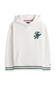 Tommy Hilfiger bluza z kapturem dziecięca z bawełną KB0KB10257.98.122.PPY2 biały SS26