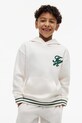 Tommy Hilfiger bluza z kapturem dziecięca z bawełną biały KB0KB10257.128.176.PPY2
