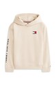 Tommy Hilfiger felpa con cappuccio per bambini in cotone KB0KB10319.128.176.PPY2 beige SS26