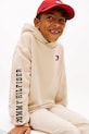 Tommy Hilfiger felpa con cappuccio per bambini in cotone KB0KB10319.128.176.PPY2 beige