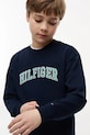 Tommy Hilfiger bluza dziecięca bawełniana KB0KB10404.128.176.PPY2 granatowy
