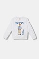 Guess bluza dziecięca bawełniana biały L6GQ04.KA6R4.PPY2.M