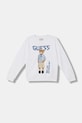 Guess bluza dziecięca bawełniana biały L6GQ04.KA6R4.PPY2.M
