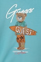 BIMBO Guess felpa per bambini in cotone L6GQ04.KA6R4.PPY2.M blu