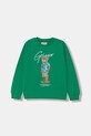 Guess bluza dziecięca bawełniana zielony L6GQ04.KA6R4.PPY2.M