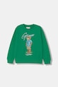 Guess mikina detská bavlnená zelená L6GQ04.KA6R4.PPY2.M