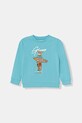 Guess bluza dziecięca bawełniana niebieski N6GQ04.KA6R4.PPY2.M