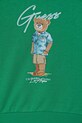 Chłopiec Guess bluza dziecięca bawełniana N6GQ04.KA6R4.PPY2.M zielony