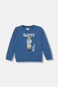 Guess bluza dziecięca bawełniana niebieski N6GQ04.KA6R4.PPY2.M
