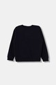 Guess bluza bawełniana dziecięca L6GQ02.KA6R4.PPY2.M granatowy SS26