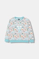 Детски памучен суичър Guess надпис син N6GQ00.KA6R4.PPY2.M