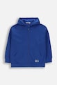 Dětská mikina Coccodrillo s kapucí modrá WC6132401VBA