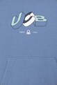 BIMBO United Colors of Benetton felpa con cappuccio per bambini in cotone 3J68C205K.G.Stagionale blu