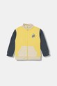 United Colors of Benetton Μπλούζα με κουμπιά παιδική βαμβακερή κίτρινο 3J70G504A.P.Stagionale