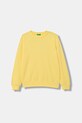United Colors of Benetton bluza dziecięca bawełniana żółty 3NBMC10SB.G.Stagionale