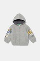 United Colors of Benetton jopica s kapuco otroška bombažna siva 3PLGG504E.P.Stagionale