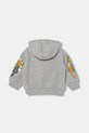United Colors of Benetton jopica s kapuco otroška bombažna 3PLGG504E.P.Stagionale siva SS26