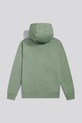 U.S. Polo Assn. rozepínací mikina s kapucí dětská s bavlnou USP4413 zelená SS26