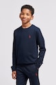 U.S. Polo Assn. mikina dětská bavlněná námořnická modř USP2427