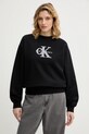 Μπλούζα Calvin Klein Jeans απλικέ μαύρο LV047E825G