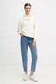 Calvin Klein Jeans bluza LV047E208G beżowy SS26