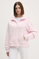 Βαμβακερή μπλούζα Tommy Jeans βαμβάκι ροζ DW0DW21924