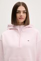 Tommy Jeans bluza bawełniana różowy DW0DW21924