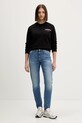 Tommy Jeans bluza bawełniana DW0DW22517 czarny SS26