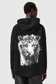 AllSaints bluza bawełniana nadruk czarny W107JD