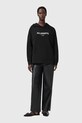 AllSaints bluza bawełniana czarny W107JD