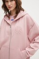 Hugo Blue bluza bawełniana różowy 50553980