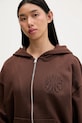 Bavlněná mikina Hugo Blue hnědá 50553980