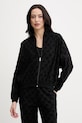Pulover HUGO TERRYMONOGRAM_JACKET Vzorčasti črna 50556831