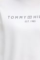 Tommy Hilfiger μπλούζα γυναικεία με βαμβάκι WW0WW47831 λευκό