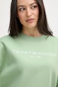 Tommy Hilfiger μπλούζα Γυναικεία με βαμβάκι πράσινο WW0WW47831