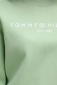 Tommy Hilfiger μπλούζα Γυναικεία με βαμβάκι WW0WW47831 πράσινο