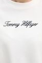 Tommy Hilfiger bluza bawełniana WW0WW48783 biały