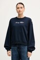Tommy Hilfiger bluza bawełniana nadruk granatowy WW0WW48783