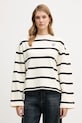 Tommy Hilfiger longsleeve wzorzyste beżowy WW0WW48431