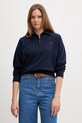 Dukserica Polo Ralph Lauren bez kapuljače mornarsko plava 211B18685